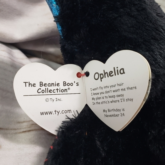TY Beanie Boos Ophelia Bat Plush Stuffed Toy 7 Inch 2023 TySilk - Picture 5 of 8